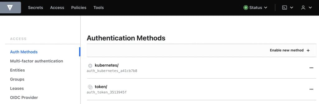 HashiCorp Vault authentication methods for pulling credentials securely